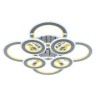 Потолочная светодиодная люстра Profit Light 8005/4+4 CHR - Потолочная светодиодная люстра Profit Light 8005/4+4 CHR