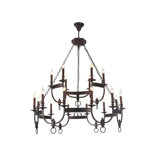Подвесная люстра Crystal Lux Suerte Brown SP12+6 