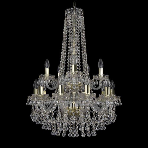 Подвесная люстра Bohemia Ivele 1409/10+5/195/h-83/2d G 