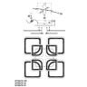 Потолочная люстра Seven Fires Bernt SF7066/9C-AB-BL - Потолочная люстра Seven Fires Bernt SF7066/9C-AB-BL