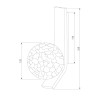 Бра Eurosvet Luxor 40019/1 серебро - Бра Eurosvet Luxor 40019/1 серебро