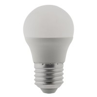  - Лампа светодиодная ЭРА E27 10W 4000K матовая LED P45-10W-840-E27 R Б0050234