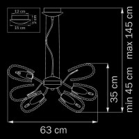  - Подвесная люстра Lightstar Ciambo 820110