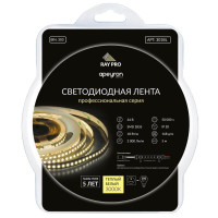  - Светодиодная лента Apeyron 18W/m 168Led/m 2835SMD теплый белый 5M 301BL