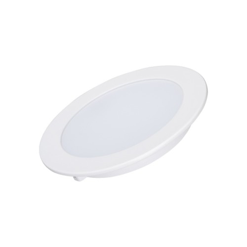 Светильник DL-BL125-9W Day White (Arlight, IP40 Металл, 3 года) Светодиодная панель 9Вт, корпус IP40 белый, круглый. Цвет ДНЕВНОЙ БЕЛЫЙ 4000K, св.поток 630-720лм, CRI(Ra)>80, угол 100°. Размер Ф125x22 мм, установка в отверстие 110 мм. Питание AC 230V, 9Вт, DC300mA 27...33V, драйвер в комплекте.