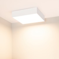  - Светильник SP-QUADRO-S250x250-25W Warm3000 (WH, 120 deg, 230V) (Arlight, IP40 Металл, 3 года)