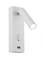  - Настенный светильник Crystal Lux CLT 210W USB WH