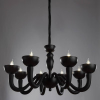  - Подвесная люстра Divinare Bianca-Nero 7091/04 LM-8