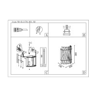  - Настенный светильник ST Luce Fabio SL1170.301.02