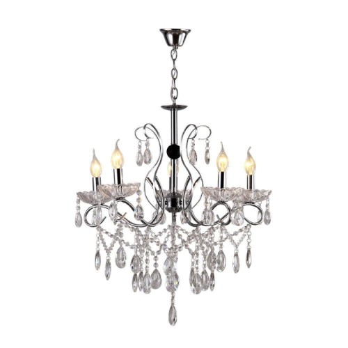 Подвесная люстра Seven Fires Bellona WD3545/5H-CR-CL 