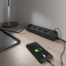 Розеточный блок 4гн 3USB х 1,7м с/з Werkel WL20-04-03 4690389128400 - Розеточный блок 4гн 3USB х 1,7м с/з Werkel WL20-04-03 4690389128400