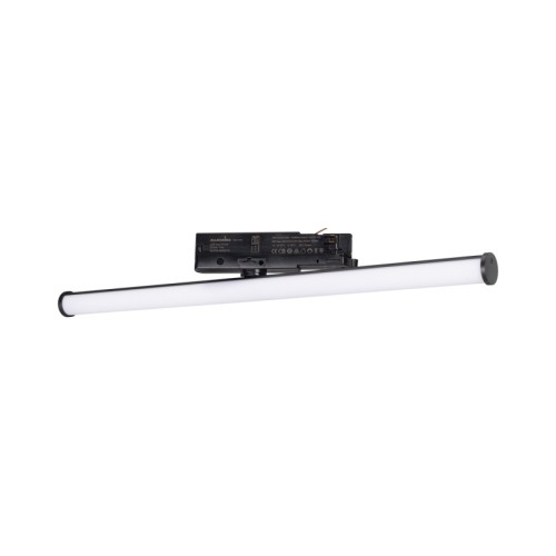 Светильник LGD-TUBE-TURN-4TR-L600-20W Warm3000 (BK, 180 deg, 230V) (Arlight, IP20 Металл, 3 года) Светильник подвесной для треков/шин 4 провода. Мощность 20 Вт, св. поток 2100 лм, 100 лм/Вт, теплый 3000 K, CRI>90, угол 180°, напряжение питания 230 В. Черный фигурный корпус из алюминия, экран поликарбонат, степень защиты IP20. Размер: диаметр 30 мм, длина 600 мм, высота 81 мм. Монтаж на трек 3-фазный. Драйвер 16-40 В, 600 мА, пульсация 