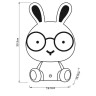 Настольная лампа Lucide Dodo Rabbit 71591/03/66 - Настольная лампа Lucide Dodo Rabbit 71591/03/66