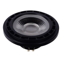  - Лампа светодиодная диммируемая Lucide GU10 12W 2200-3000K черная 49041/12/30