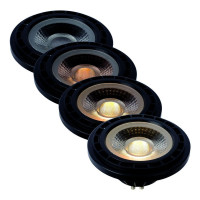  - Лампа светодиодная диммируемая Lucide GU10 12W 2200-3000K черная 49041/12/30