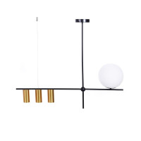  - Подвесной светильник Lumina Deco Drino LDP 6042-4 BK+MD