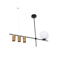  - Подвесной светильник Lumina Deco Drino LDP 6042-4 BK+MD