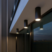 - Уличный светодиодный светильник Elektrostandard Light 35129/H черный 4690389176562