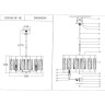 Подвесная люстра Lumien Hall Барумини LH3046/6P-NK - Подвесная люстра Lumien Hall Барумини LH3046/6P-NK
