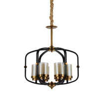  - Подвесная люстра Lumina Deco Bonton LDP 1221-6 BK+MD