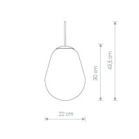  - Плафон Nowodvorski Cameleon Pear S 8534
