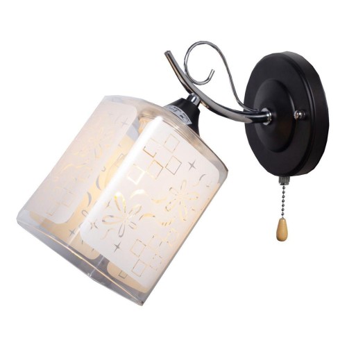 Бра IMEX MD.1087-1-W BK+CH 