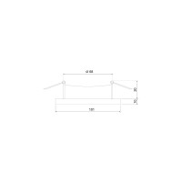  - Встраиваемый светильник Elektrostandard 124 MR16 черный/серебро 4690389168857