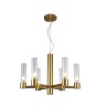 Подвесная люстра Crystal Lux OTONO SP6+1 BRASS/TRANSPARENTE - Подвесная люстра Crystal Lux OTONO SP6+1 BRASS/TRANSPARENTE