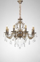  - Подвесная люстра Lucia Tucci Barletta 1730.8 Antique