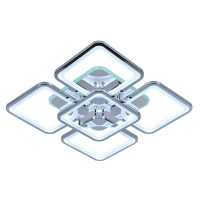  - Потолочная светодиодная люстра Profit Light 8057/4+1 CHR