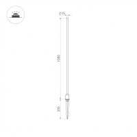  - Светильник ALT-CHAMPAGNE-L1000-3W Warm3000 (DG, 180 deg, 230V) (Arlight, IP65 Металл, 3 года)