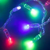  - Светодиодная гирлянда ARD-STRING-CLASSIC-10000-CLEAR-100LED-LIVE RGB (230V, 7W) (Ardecoled, IP65)