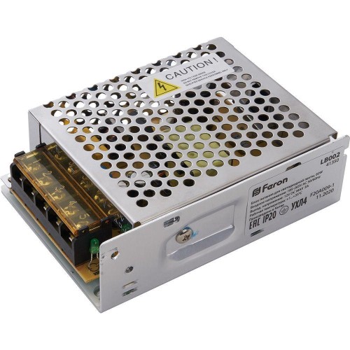 Блок питания для светодиодной ленты Feron LB002 12V 60W IP20 5A 41350 