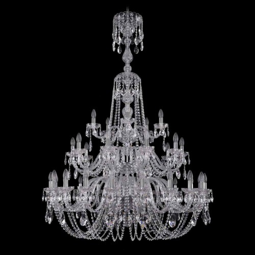 Подвесная люстра Bohemia Ivele 1402/20+10+5/400/XL-158/3d Ni 