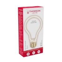  - Лампа светодиодная филаментная Thomson E27 4W 2700K трубчатая матовая TH-B2397
