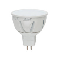  - Лампа светодиодная диммируемая Uniel GU5.3 5W 4500K JCDR матовая LED-JCDR-5W/NW/GU5.3/FR/DIM 08698