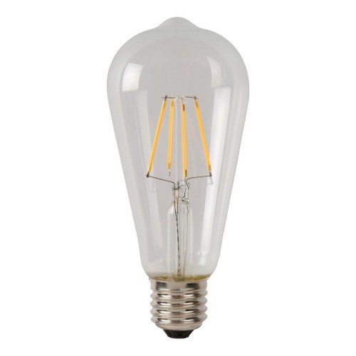 Лампа светодиодная диммируемая Lucide E27 5W 2700K прозрачная 49015/05/60 