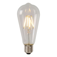  - Лампа светодиодная диммируемая Lucide E27 5W 2700K прозрачная 49015/05/60