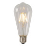 Лампа светодиодная диммируемая Lucide E27 5W 2700K прозрачная 49015/05/60 - Лампа светодиодная диммируемая Lucide E27 5W 2700K прозрачная 49015/05/60