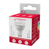  - Лампа светодиодная Thomson GU10 10W 4000K полусфера матовая TH-B2056