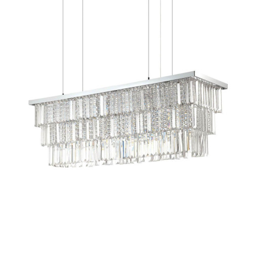 Подвесная люстра Ideal Lux Martinez SP8 Cromo 166360 