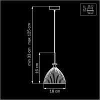  - Подвесной светильник Lightstar Simple Light 810 810021