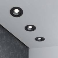  - Встраиваемый светодиодный светильник Elektrostandard 15267/LED 7W 4200K черный/черный 4690389175589