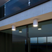  - Уличный светодиодный светильник Elektrostandard Light 35131/H белый 4690389176579