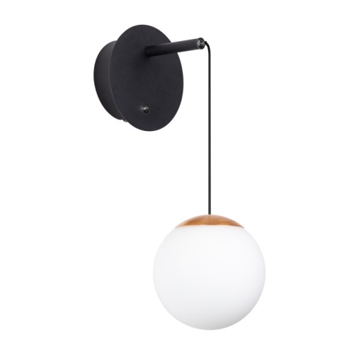Светильник SP-BEADS-WALL-HANG-R130-6W Warm3000 (BK-GD, 180 deg, 230V) (Arlight, IP20 Металл, 3 года) Светильник подвесной. Мощность 6 Вт, св. поток 550 лм, 70 лм/Вт, теплый 3000 K, CRI>90, угол 180°, напряжение питания 230 В. Черный корпус из алюминия, материал рассеивателя стекло, степень защиты IP20. Размер: диаметр 130 мм, длина подвеса 500 мм.
