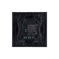  - Панель Sens SR-2830B-AC-RF-IN Black (220V,MIX+DIM,4зоны) (Arlight, IP20 Пластик, 3 года)
