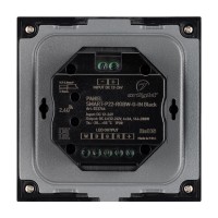  - Панель SMART-P22-RGBW-G-IN Black (12-24V, 4x3A, Sens, 2.4G) (Arlight, IP20 Пластик, 5 лет)