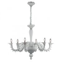  - Подвесная люстра Ideal Lux Ca Rezzonico SP6 Bianco 007717