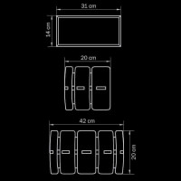  - Настенный светильник Lightstar Lamella 801626