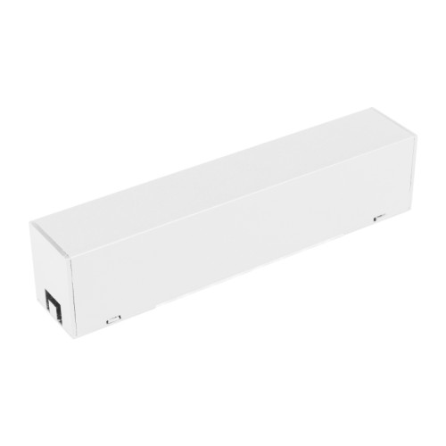 Коннектор прямой MAG-CON-45-I-POWER (WH) (Arlight, IP20 Металл, 5 лет) Прямой белый коннектор для электрического соединения треков MAG-45 между собой. Без возможности подвода питания. 163х35х43 мм. Максимальная мощность системы 150 Вт